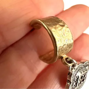 Chico’s Allison mixed charm hoop earrings thumbnail 7