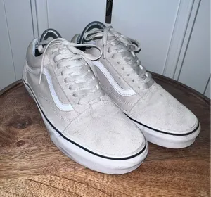 Vans Old Skool Men's 8.5/Women's 10 Skate Shoes‎ Gray Low Top Casual Sneaker thumbnail 1