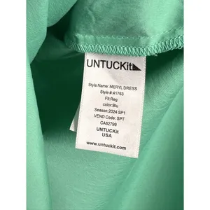 UNTUCKit Meryl Dress Women's Blue Green Colorblock Long Sleeve Plus Size 18 thumbnail 6