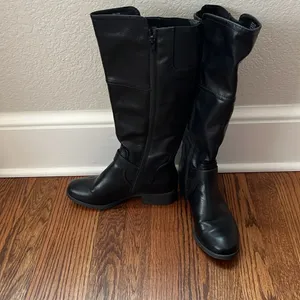 Croft and Barrow Ortholite tall black boots. Size 7.5 thumbnail 2