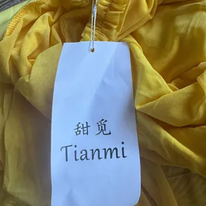 💛TIANMI Mesh Slip Ruffle Maxi Dress💛 ~M NWT thumbnail 13