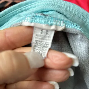 Under Armour Gray and Blue Workout Leggings thumbnail 4