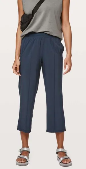 Lululemon Wanderer Crop in True Navy thumbnail 1