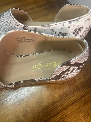 A rider girl gray snakeskin print flats size 6 thumbnail 5