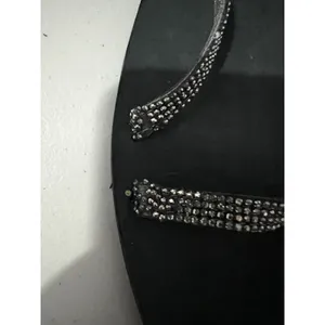 Free‎ People Silver Crystal Cove Strappy Sparkle Sandal Size 9.5/10 Euro 40 thumbnail 2
