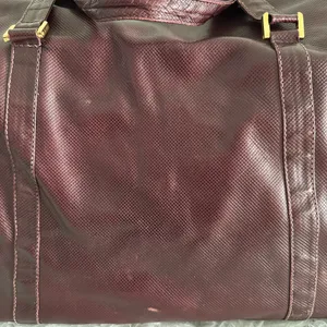 Vintage Bottega Veneta Leather Overnight‎ Duffle Bag thumbnail 3