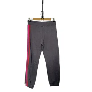 Sundry Women’s Small Jogger Sweatpants Vertical‎ Rainbow Side Stripe Travel thumbnail 5