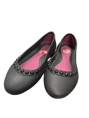 Crocs womans black rubber slip on casual shoes sz 6 SKU 10-102 thumbnail 9