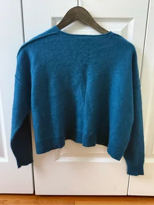 Anthropologie Pilcro Valani Sweater in Teal thumbnail 3