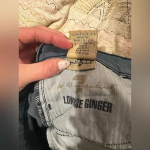 Vintage 7 For All Mankind Ginger Low-Rise Wide Leg Jeans $248MSRP thumbnail 7