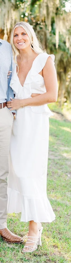 Show Me Your Mumu Zoey Midi Dress ~ Ivory Luxe Satin thumbnail 1