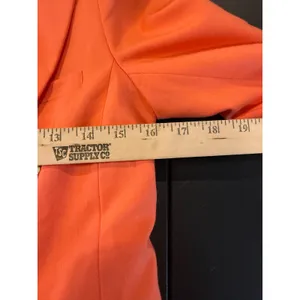 House of Harlow 1960 Womens XS Peach Blazer Double‎ Breasted Gold Button Jacket thumbnail 4