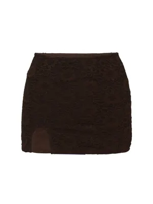 Princess Polly Bennington Lace Skirt Brown thumbnail 2