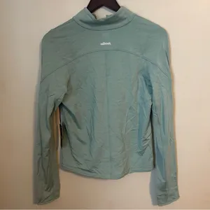 Allbirds Quarter Zip Pullover Natural Run Mid Layer Green Hush Athleisure Casual thumbnail 7