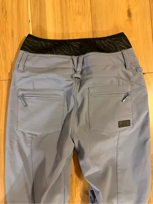 NEW Roxy RISING HIGH SNOW PANTS WOMEN'S Medium Blue DryFlight Waterproof thumbnail 3