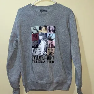 Womens Like New Taylor Swift The Eras Tour Crew Neck Sweater thumbnail 1