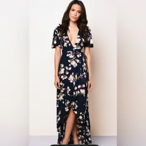Cotton Candy Floral Print Dress Size L Great Condition thumbnail 3