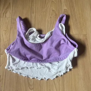 SET Active Lavender & White Scoop-Back Sports Bra thumbnail 2