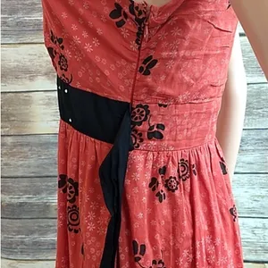 Free People Burnt Orange Butterfly Dress thumbnail 5