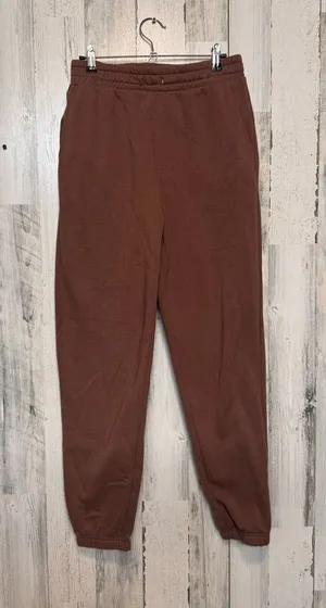 Forever 21 Brown Fleece-Lined Jogger Sweatpants Medium | Cozy Casual Lounge Pant thumbnail 1