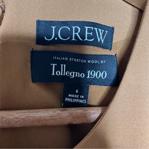 J. Crew Pleated Mini Dress in Tollegno 1900 Italian Bi-Stretch Wool Blend Size 6 thumbnail 5