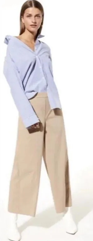 Aritzia Babaton Women’s Tan Manolo Wide Leg Pants Size‎ 2 thumbnail 1