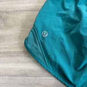 Lululemon Hotty Hot Low Rise Short 4" Teal Lagoon Women Size 6 thumbnail 4