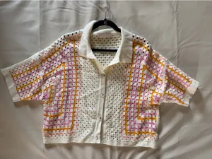 Crochet top White thumbnail 1