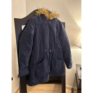 NEW FARVALUE Coat Hooded Puffer Thicken Parka Jacket XL Blue thumbnail 7