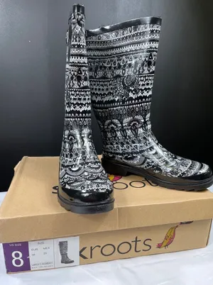 Sakroots Womens Patterned Waterproof Rain Boots Size 8 SKU 7407 thumbnail 1