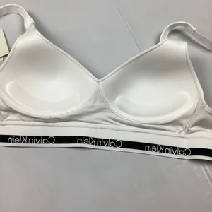 Calvin Klein White Cotton Modal Lift Bralette XS NEW! Retail $46 thumbnail 5