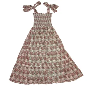 NWT Hill House Ribbon Ellie Nap in Pinecone Sage Chiffon Smocked Midi Dress S thumbnail 3