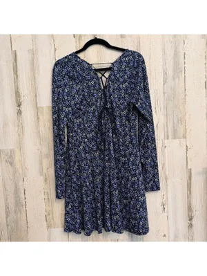 Women's XL Dress Floral Long Sleeve Babydoll Dress (fits smaller) thumbnail 5
