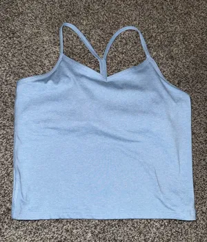 Athleta Girl Racerback Workout Tank Top Light Blue thumbnail 1
