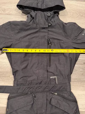 Columbia Omni Tech Parka Women’s Grey Belted Insulated Jacket Size Md thumbnail 5