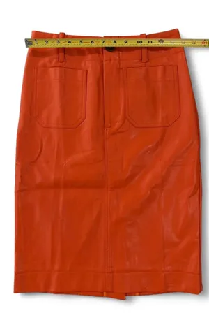 Anthropologie Maeve The Colette Faux Leather Skirt XS thumbnail 6