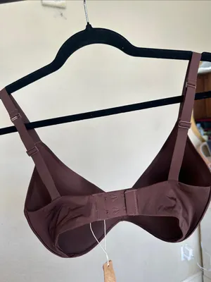 NWT SKIMS Wireless Form lightly lined Bra Cocoa‎ Size 32DDDD thumbnail 5