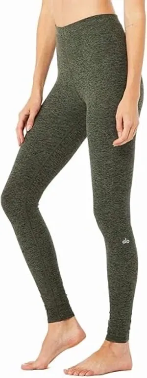 Alo Yoga Green Mid Rise Activewear Athletic Fitness Ankle Leggings Pants Sz XS thumbnail 1