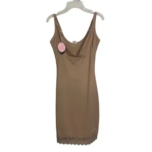 NWT JoyShaper Beige Open Bust Shapewear Lace Slip Dress Medium thumbnail 2