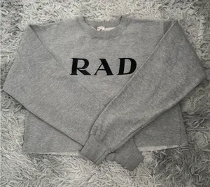 Gray RAD Cropped Sweatshirt (S) thumbnail 1
