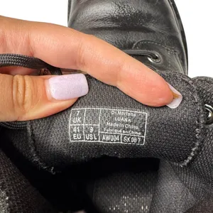 Dr. Martens Luana Black Leather Combat Boots Women’s Size 9 AW004 thumbnail 10