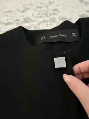 Zara Black Wool Blend Blazer thumbnail 3