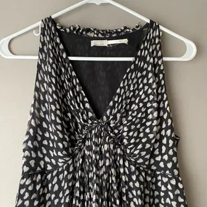 Y2K Leon Max S Black Silk Heart‎ Babydoll Dress Ethereal Whimsigoth Witchy thumbnail 2
