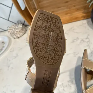 JOIE CHIARA SANDALS SLIP ON nude slight heel bohemian festival neutral size 8 thumbnail 9