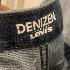 Levi’s shortalls in medium dark wash 1990’s style coverall s Medium thumbnail 8