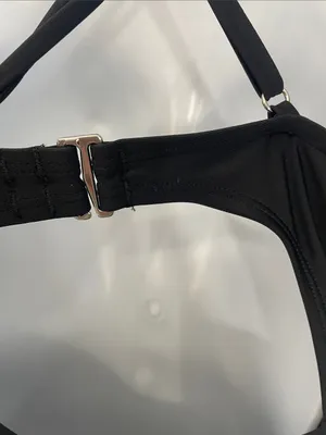 Cupshe Black One-Piece Swimsuit with Front Twist thumbnail 3