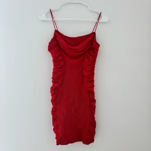 Princess Polly Red Ruched Gizelle Mini Dress thumbnail 2