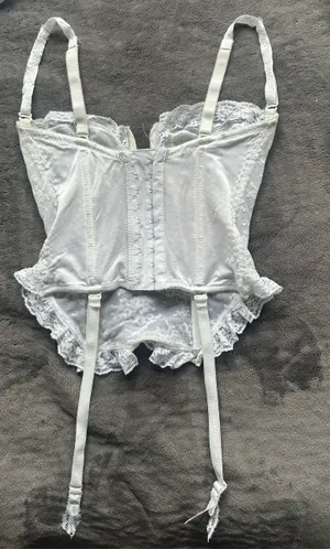 vintage corset White Size 32 C thumbnail 2