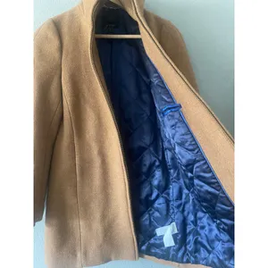 J.Crew Lodge Coat Italian Stadium-Cloth Wool Heather Brown Camel thumbnail 11