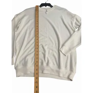 Alo Yoga Soho Pullover Women Size XS Ivory Longsleeve Crew Neck Sweater #T3-2 thumbnail 8